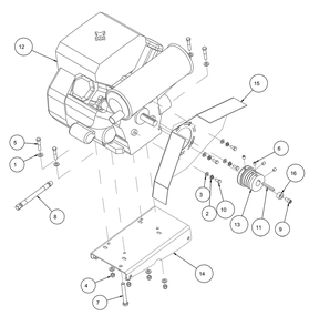 Section 12 Diagram and Parts List for MK-2425KSP 170957 MK Diamond Concrete Saw